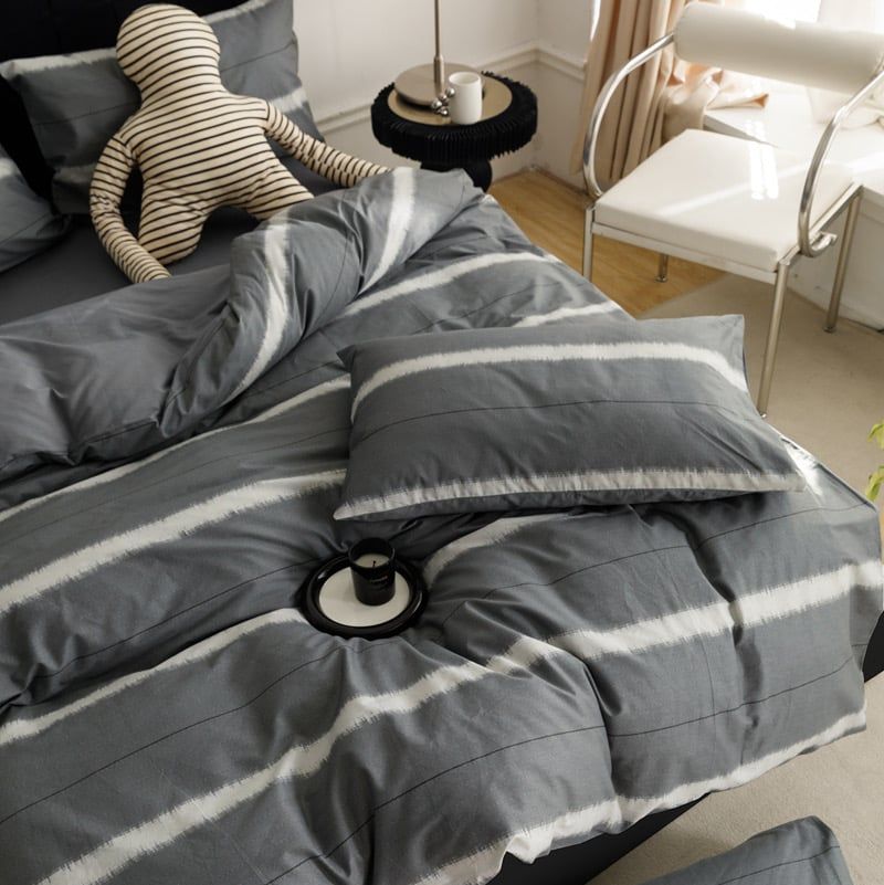 4Pcs Cotton 40s 130*70 gram/inch | Cotton Digital Printing Cover BedSet | ID COTTON4PCS025COLOR003