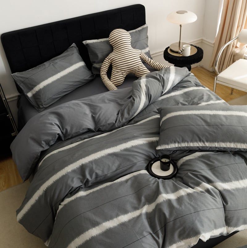 4Pcs Cotton 40s 130*70 gram/inch | Cotton Digital Printing Cover BedSet | ID COTTON4PCS025COLOR003