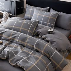 4Pcs Cotton 40s 130*70 gram/inch | Cotton Digital Printing Cover BedSet | ID COTTON4PCS025COLOR004