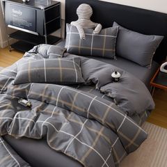 4Pcs Cotton 40s 130*70 gram/inch | Cotton Digital Printing Cover BedSet | ID COTTON4PCS025COLOR004