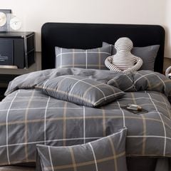 4Pcs Cotton 40s 130*70 gram/inch | Cotton Digital Printing Cover BedSet | ID COTTON4PCS025COLOR004