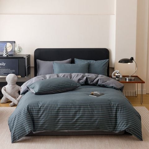 4Pcs Cotton 40s 130*70 gram/inch | Cotton Digital Printing Cover BedSet | ID COTTON4PCS025COLOR005