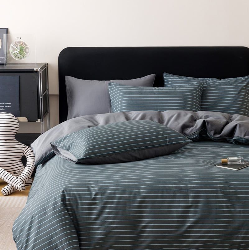 4Pcs Cotton 40s 130*70 gram/inch | Cotton Digital Printing Cover BedSet | ID COTTON4PCS025COLOR005