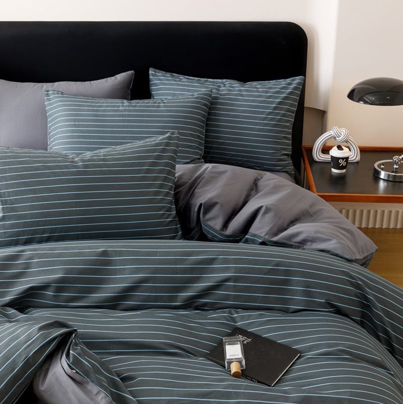 4Pcs Cotton 40s 130*70 gram/inch | Cotton Digital Printing Cover BedSet | ID COTTON4PCS025COLOR005