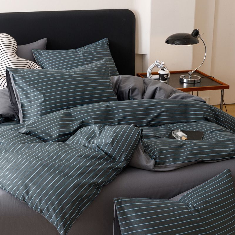 4Pcs Cotton 40s 130*70 gram/inch | Cotton Digital Printing Cover BedSet | ID COTTON4PCS025COLOR005