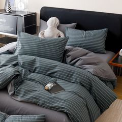 4Pcs Cotton 40s 130*70 gram/inch | Cotton Digital Printing Cover BedSet | ID COTTON4PCS025COLOR005