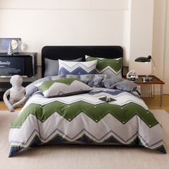 4Pcs Cotton 40s 130*70 gram/inch | Cotton Digital Printing Cover BedSet | ID COTTON4PCS025COLOR006