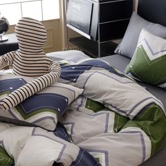 4Pcs Cotton 40s 130*70 gram/inch | Cotton Digital Printing Cover BedSet | ID COTTON4PCS025COLOR006