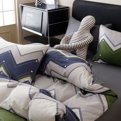 4Pcs Cotton 40s 130*70 gram/inch | Cotton Digital Printing Cover BedSet | ID COTTON4PCS025COLOR006