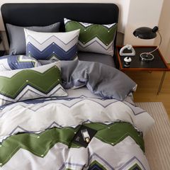 4Pcs Cotton 40s 130*70 gram/inch | Cotton Digital Printing Cover BedSet | ID COTTON4PCS025COLOR006