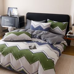 4Pcs Cotton 40s 130*70 gram/inch | Cotton Digital Printing Cover BedSet | ID COTTON4PCS025COLOR006