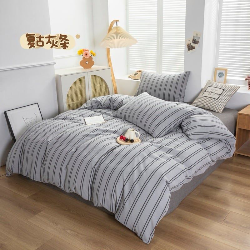 4Pcs Cotton Linen Japan | Set Cotton Đũi Nhật 4 Món Tiêu Chuẩn | ID 4PCSMUJPCLINENID14
