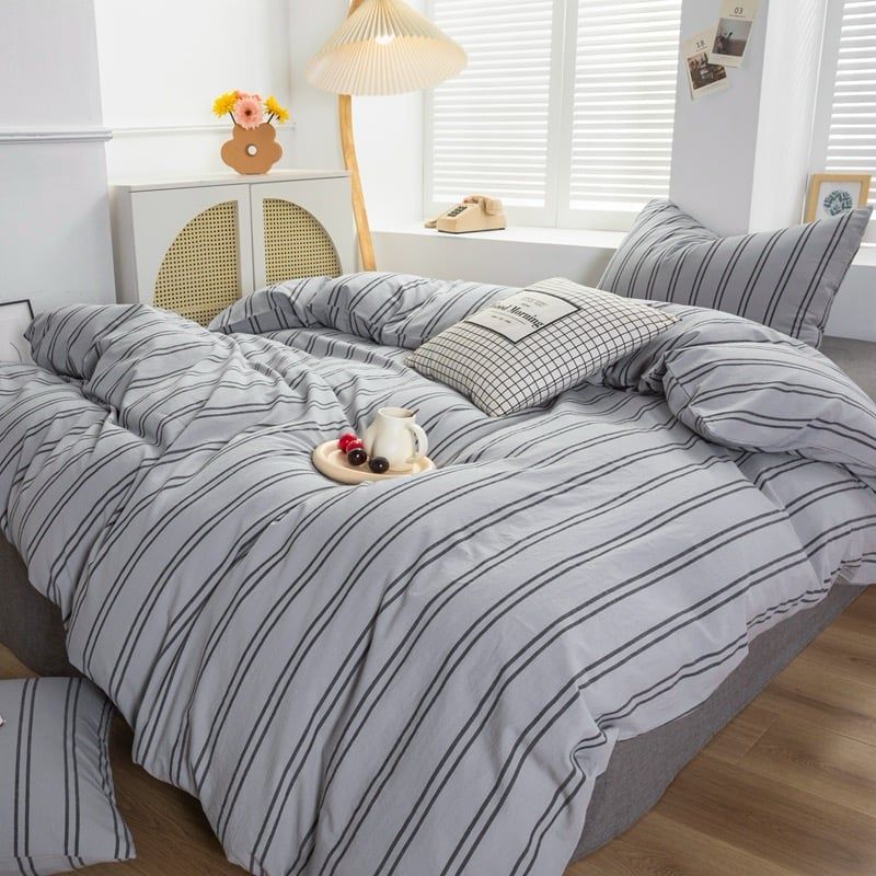 4Pcs Cotton Linen Japan | Set Cotton Đũi Nhật 4 Món Tiêu Chuẩn | ID 4PCSMUJPCLINENID14