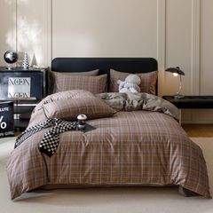 4Pcs Cotton 40s 130*70 gram/inch | Cotton Digital Printing Cover BedSet | ID COTTON4PCS025COLOR016