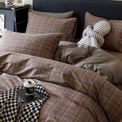 4Pcs Cotton 40s 130*70 gram/inch | Cotton Digital Printing Cover BedSet | ID COTTON4PCS025COLOR016