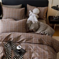 4Pcs Cotton 40s 130*70 gram/inch | Cotton Digital Printing Cover BedSet | ID COTTON4PCS025COLOR016