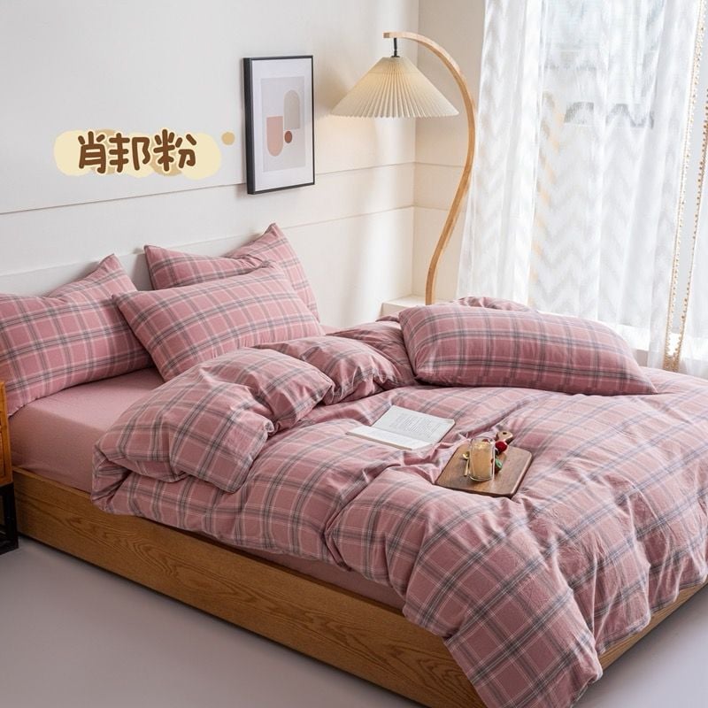 4Pcs Cotton Linen Japan | Set Cotton Đũi Nhật 4 Món Tiêu Chuẩn | ID 4PCSMUJPCLINENID16