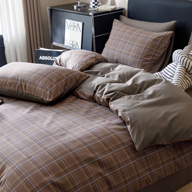 4Pcs Cotton 40s 130*70 gram/inch | Cotton Digital Printing Cover BedSet | ID COTTON4PCS025COLOR016