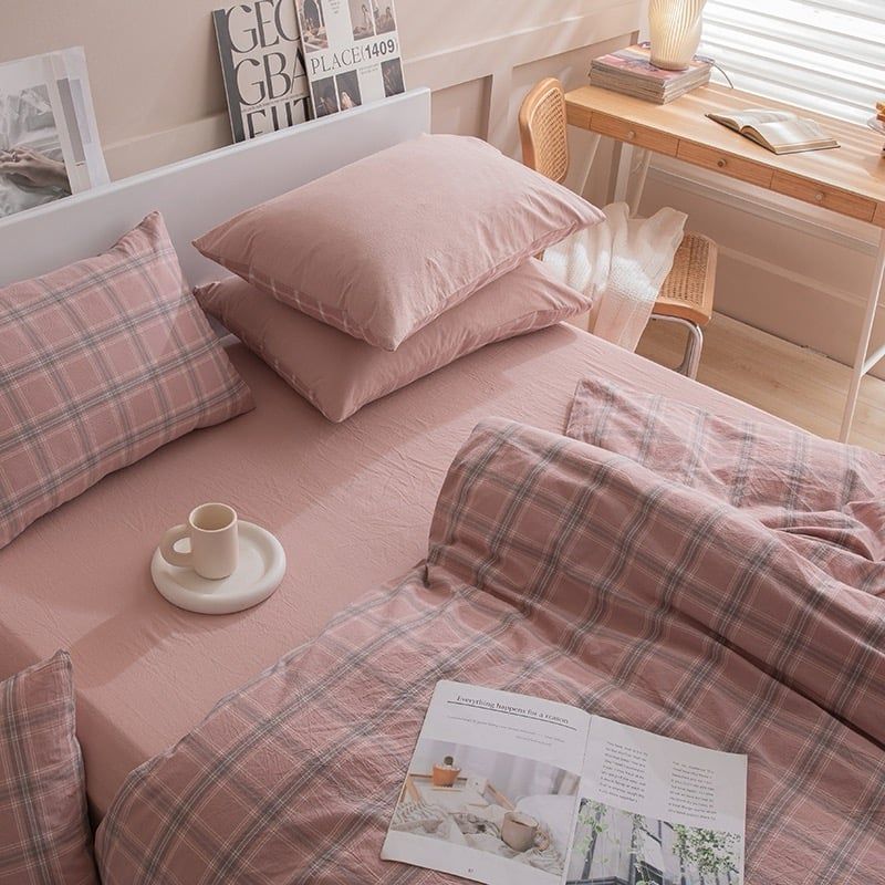 4Pcs Cotton Linen Japan | Set Cotton Đũi Nhật 4 Món Tiêu Chuẩn | ID 4PCSMUJPCLINENID16