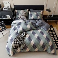 4Pcs Cotton 40s 130*70 gram/inch | Cotton Digital Printing Cover BedSet | ID COTTON4PCS025COLOR011