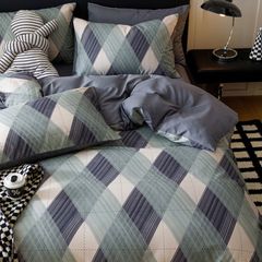 4Pcs Cotton 40s 130*70 gram/inch | Cotton Digital Printing Cover BedSet | ID COTTON4PCS025COLOR011