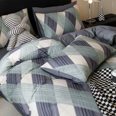 4Pcs Cotton 40s 130*70 gram/inch | Cotton Digital Printing Cover BedSet | ID COTTON4PCS025COLOR011