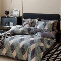 4Pcs Cotton 40s 130*70 gram/inch | Cotton Digital Printing Cover BedSet | ID COTTON4PCS025COLOR011