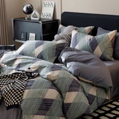 4Pcs Cotton 40s 130*70 gram/inch | Cotton Digital Printing Cover BedSet | ID COTTON4PCS025COLOR011