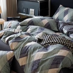 4Pcs Cotton 40s 130*70 gram/inch | Cotton Digital Printing Cover BedSet | ID COTTON4PCS025COLOR011