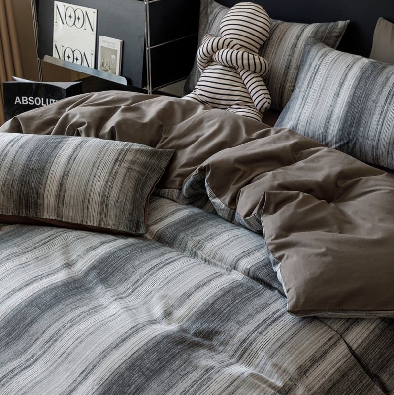 4Pcs Cotton 40s 130*70 gram/inch | Cotton Digital Printing Cover BedSet | ID COTTON4PCS025COLOR015