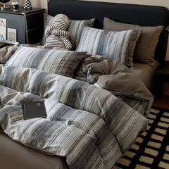 4Pcs Cotton 40s 130*70 gram/inch | Cotton Digital Printing Cover BedSet | ID COTTON4PCS025COLOR015