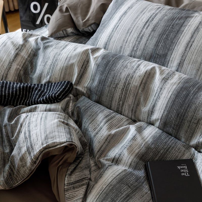 4Pcs Cotton 40s 130*70 gram/inch | Cotton Digital Printing Cover BedSet | ID COTTON4PCS025COLOR015