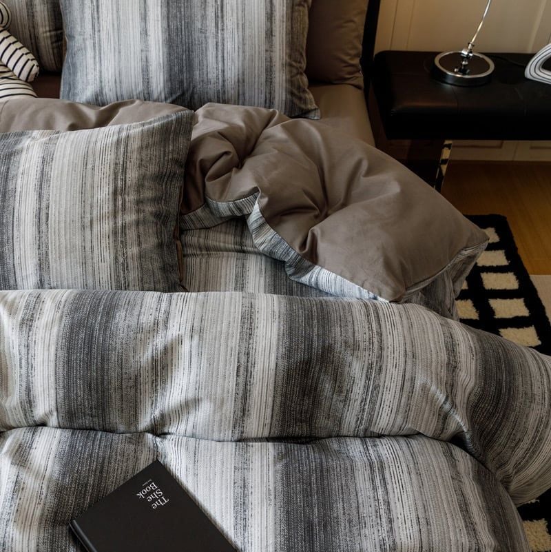 4Pcs Cotton 40s 130*70 gram/inch | Cotton Digital Printing Cover BedSet | ID COTTON4PCS025COLOR015