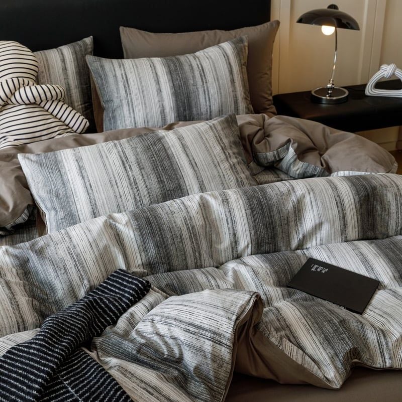 4Pcs Cotton 40s 130*70 gram/inch | Cotton Digital Printing Cover BedSet | ID COTTON4PCS025COLOR015