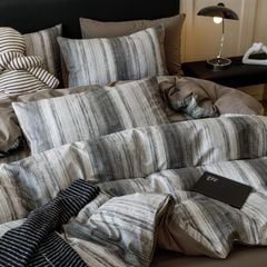 4Pcs Cotton 40s 130*70 gram/inch | Cotton Digital Printing Cover BedSet | ID COTTON4PCS025COLOR015