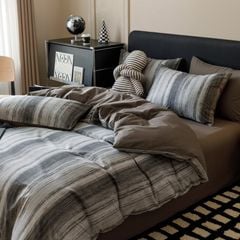 4Pcs Cotton 40s 130*70 gram/inch | Cotton Digital Printing Cover BedSet | ID COTTON4PCS025COLOR015