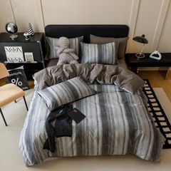 4Pcs Cotton 40s 130*70 gram/inch | Cotton Digital Printing Cover BedSet | ID COTTON4PCS025COLOR015