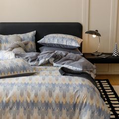 4Pcs Cotton 40s 130*70 gram/inch | Cotton Digital Printing Cover BedSet | ID COTTON4PCS025COLOR008