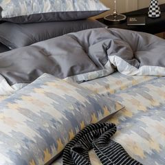 4Pcs Cotton 40s 130*70 gram/inch | Cotton Digital Printing Cover BedSet | ID COTTON4PCS025COLOR008