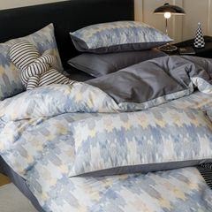 4Pcs Cotton 40s 130*70 gram/inch | Cotton Digital Printing Cover BedSet | ID COTTON4PCS025COLOR008