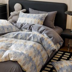 4Pcs Cotton 40s 130*70 gram/inch | Cotton Digital Printing Cover BedSet | ID COTTON4PCS025COLOR008