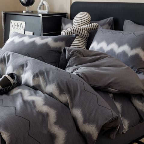 4Pcs Cotton 40s 130*70 gram/inch | Cotton Digital Printing Cover BedSet | ID COTTON4PCS025COLOR009