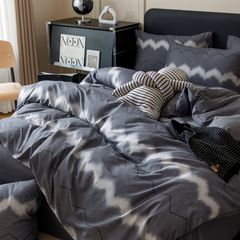 4Pcs Cotton 40s 130*70 gram/inch | Cotton Digital Printing Cover BedSet | ID COTTON4PCS025COLOR009