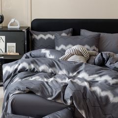 4Pcs Cotton 40s 130*70 gram/inch | Cotton Digital Printing Cover BedSet | ID COTTON4PCS025COLOR009