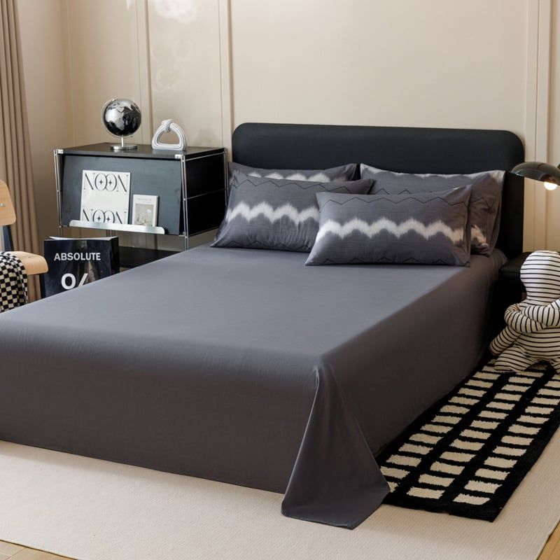 4Pcs Cotton 40s 130*70 gram/inch | Cotton Digital Printing Cover BedSet | ID COTTON4PCS025COLOR009