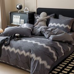 4Pcs Cotton 40s 130*70 gram/inch | Cotton Digital Printing Cover BedSet | ID COTTON4PCS025COLOR009