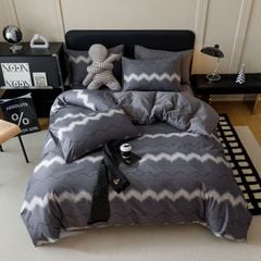 4Pcs Cotton 40s 130*70 gram/inch | Cotton Digital Printing Cover BedSet | ID COTTON4PCS025COLOR009