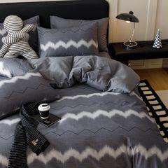 4Pcs Cotton 40s 130*70 gram/inch | Cotton Digital Printing Cover BedSet | ID COTTON4PCS025COLOR009