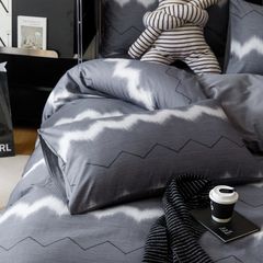 4Pcs Cotton 40s 130*70 gram/inch | Cotton Digital Printing Cover BedSet | ID COTTON4PCS025COLOR009