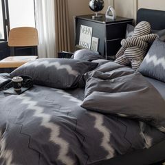 4Pcs Cotton 40s 130*70 gram/inch | Cotton Digital Printing Cover BedSet | ID COTTON4PCS025COLOR009